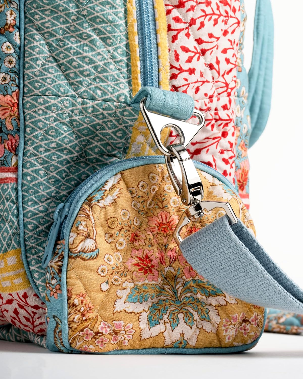 Maison D' Hermine 100% Cotton Handbag | Shoulder Bag | Shoulder Bag for the Beach | Shopping | Travel | Hiking | Women with Zip Pockets