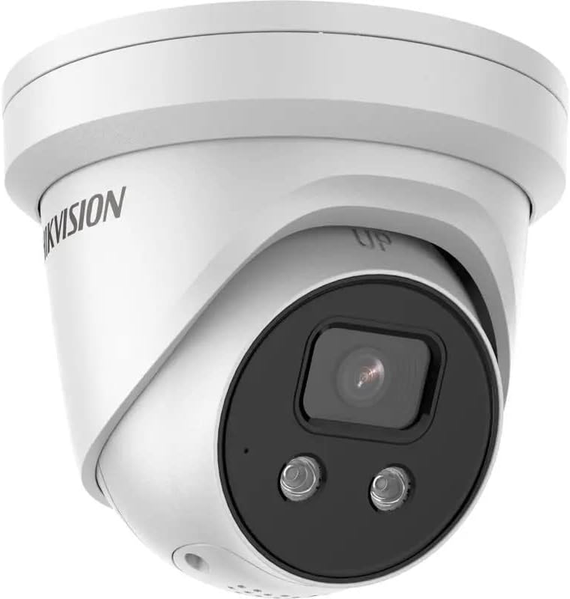 Hikvision 30 M IR Range 8 MP 4K Acusense Strobe Light and Audible Warning Fixed Turret Network Camera image number 1