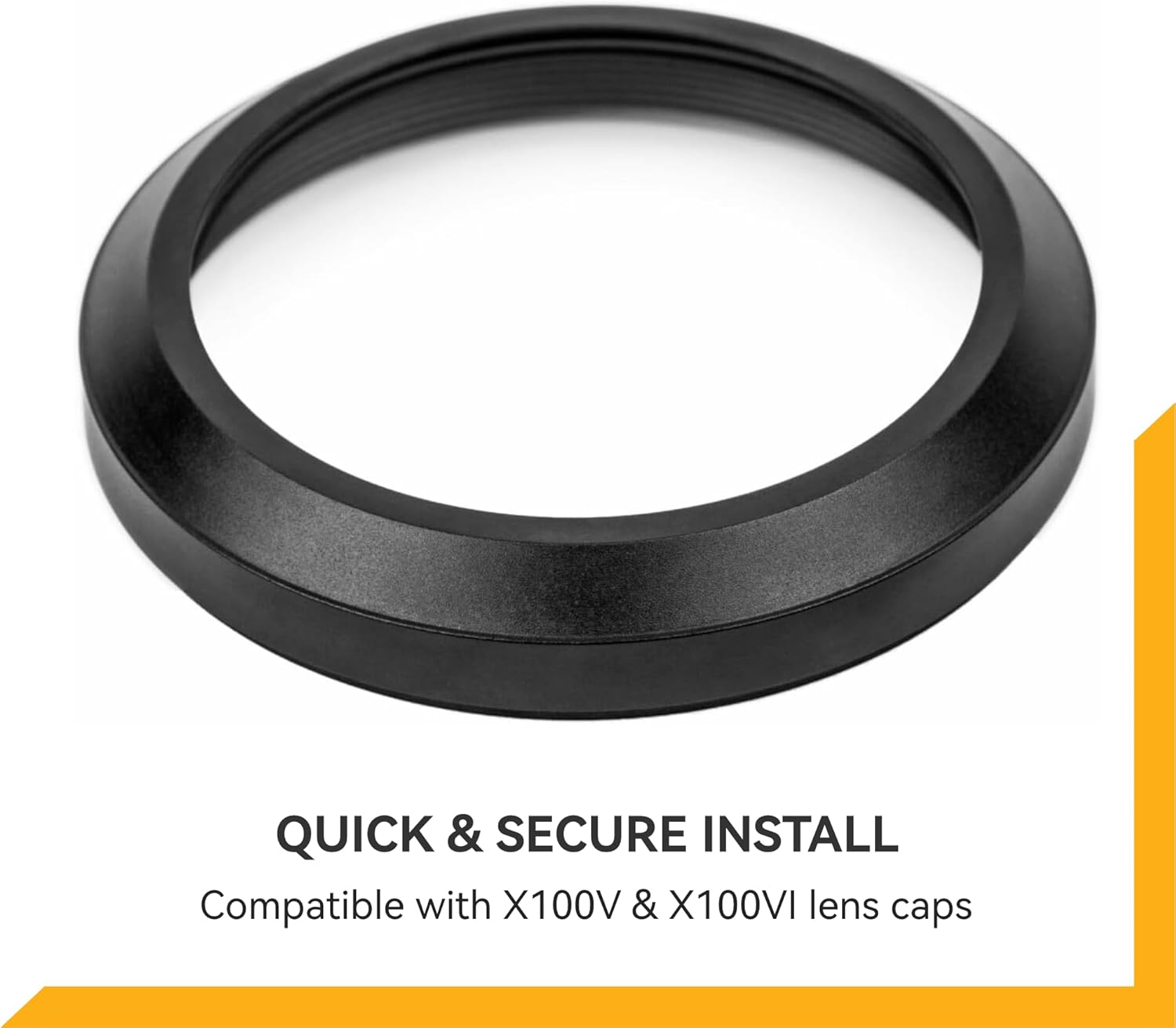 Nisi - NC UV (Black Frame), Camera Lens Protector Filter for Fujifilm X100 Series (X100, X100S, X100F, X100T, X100V, X100VI), Ultraviolet Filter, UV Protection, Optical Glass, Waterproof Nano Coating