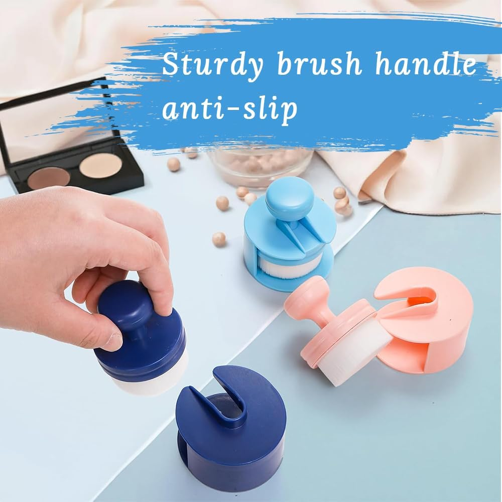 8 Color Flat Head Ink Blending Brushes, White Soft Bristle Handmade Ink Blending Brush Set, round with Colorful Handles, Suitable for Card Making, Scrapbooking, Printing, Painting and Drawing.