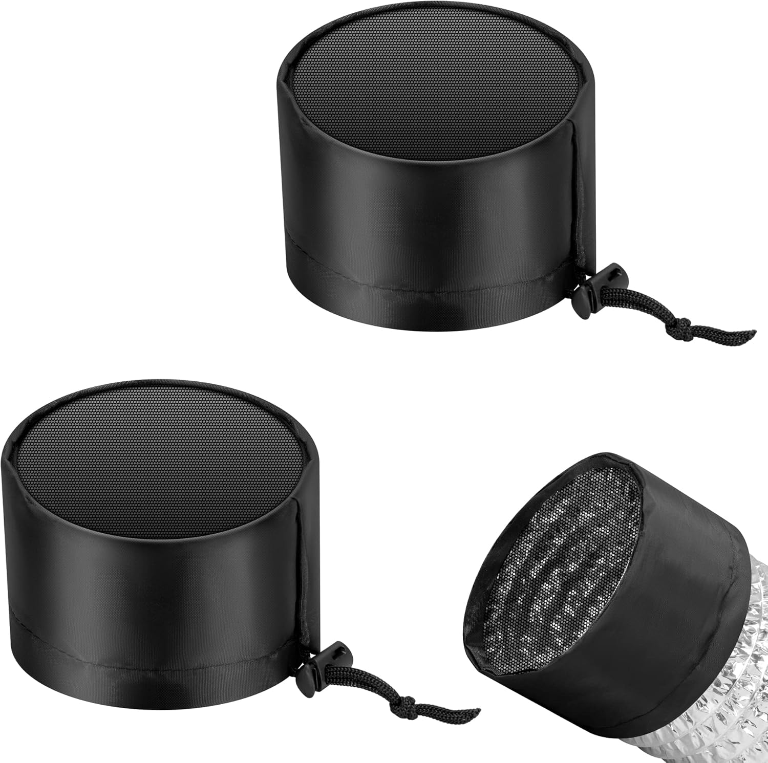 VIVOSUN 2-Pcs. Grow Tent Vent Cover, 4"/6"/8" Duct Filter Vent Cover with Elastic Band and Fixed Buckle for Plant Grow Tent Vent image number 3