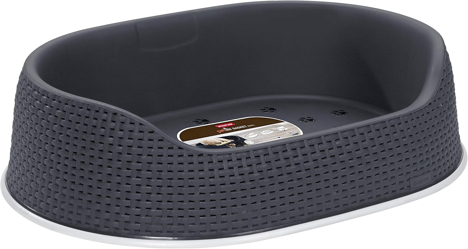 Curver Pet Basket 67 X 49 X 16 Cm, Anthracite image number 4
