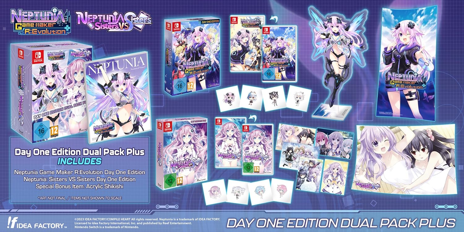 Neptunia Game Maker R:Evolution / Neptunia: Sisters VS Sisters (Day One Edition) image number 5