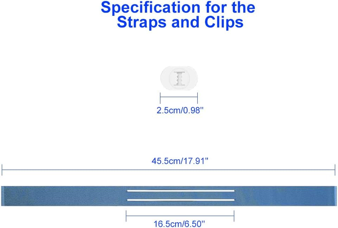 3 Pack P10 Headgear Replacement Compatible with Resmed Airfit P10 with 6 P10 Clips (3 Pack） image number 2