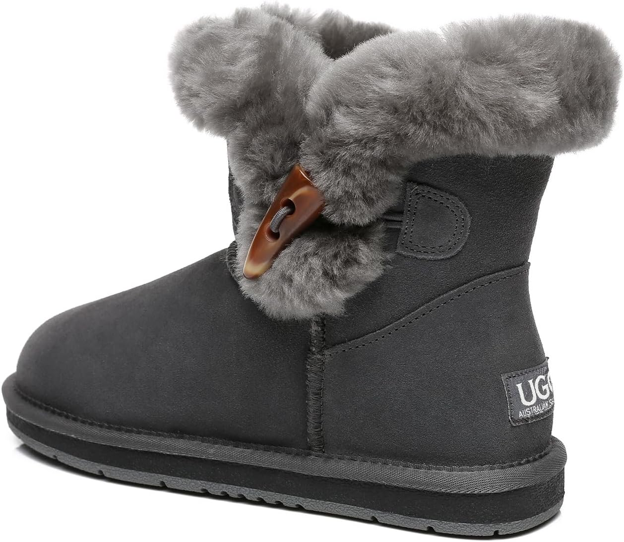AS Ugg Boots Australian Sheepskin Women Mini Ankle Boots Water- Resistant Tiara image number 1