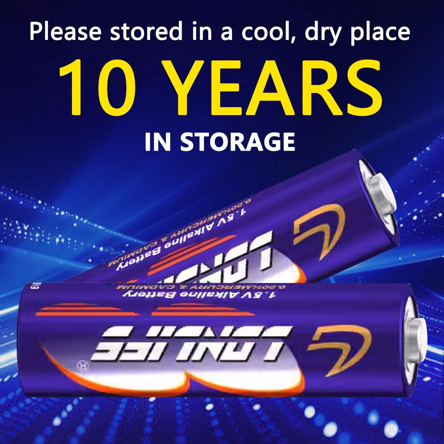 40-Count Triple AAA Batteries, 1.5V Alkaline Triple a Batteries Ultra Long Lasting Alkaline Battery, image number 3