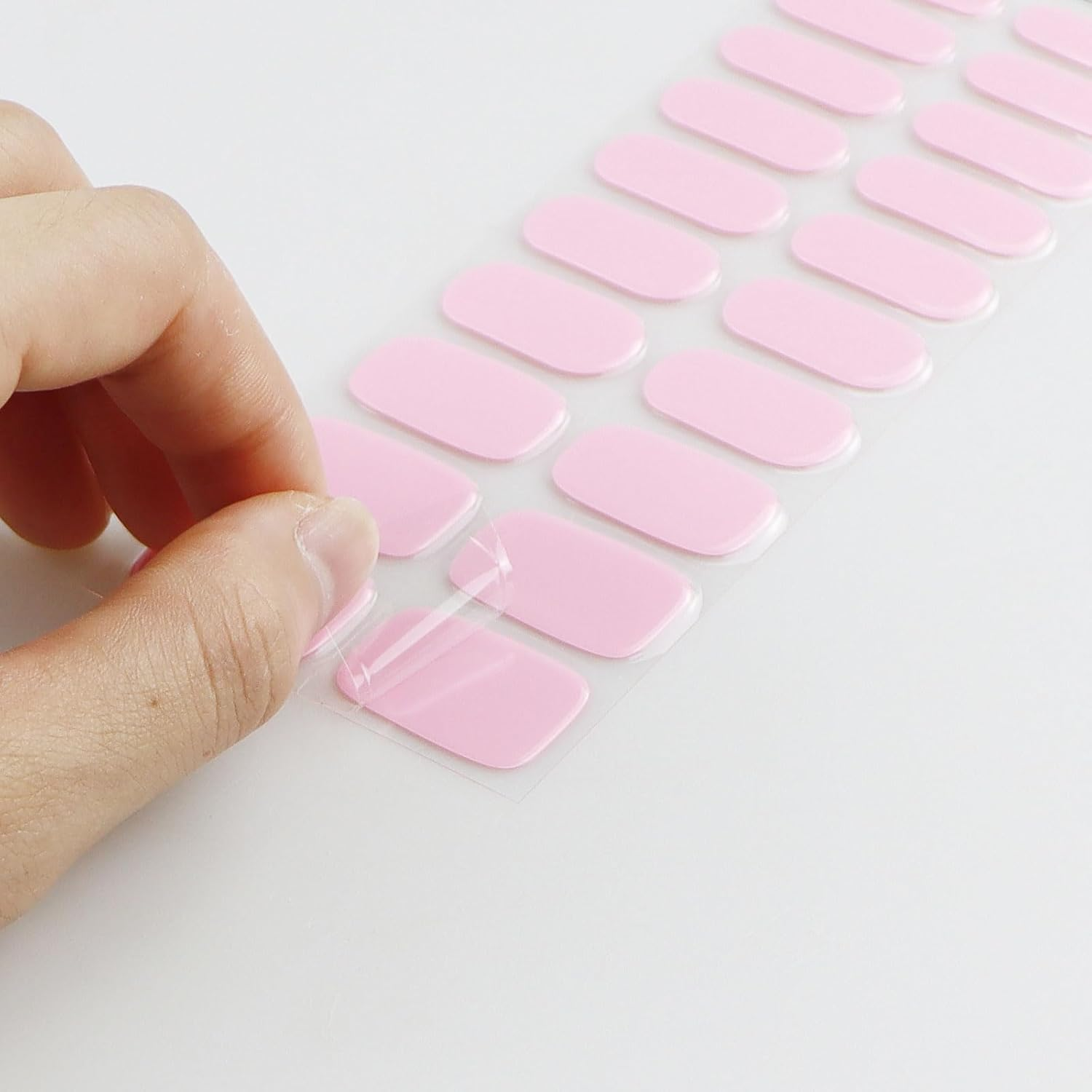 JMEOWIO Nail Foil UV Hardening Cream Pink UV Gel Nail Strips Nail Stickers Nail Stickers Nail Art Decoration Nail Design Accessories image number 6