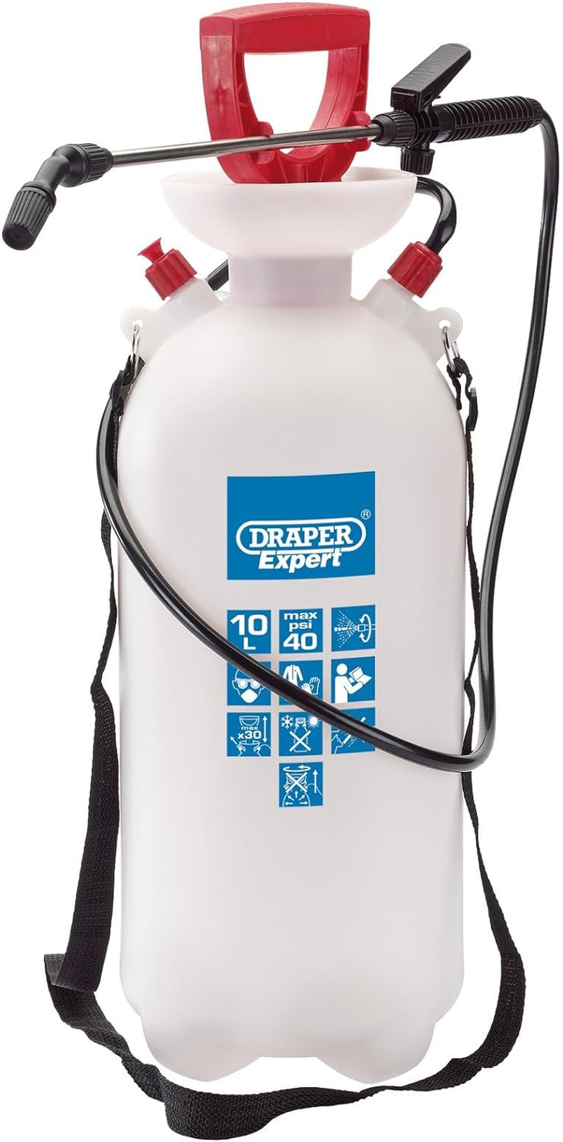 Draper EPDM Pump Sprayer, 10 Litre Capacity image number 1