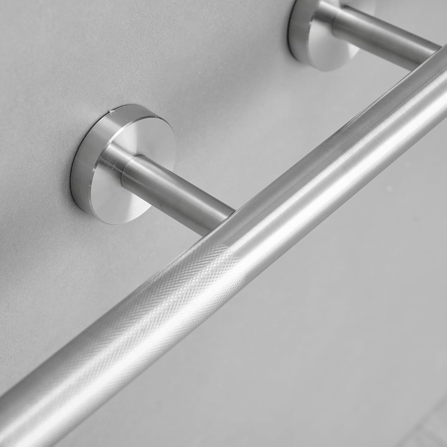 BWE Shower Foot Rest Brushed Nickel Wall Mount Shower Footrest for Shaving Legs Brass Bar Shower Step Foot Ledge Anti-Slip Shower Foot Ledge image number 4