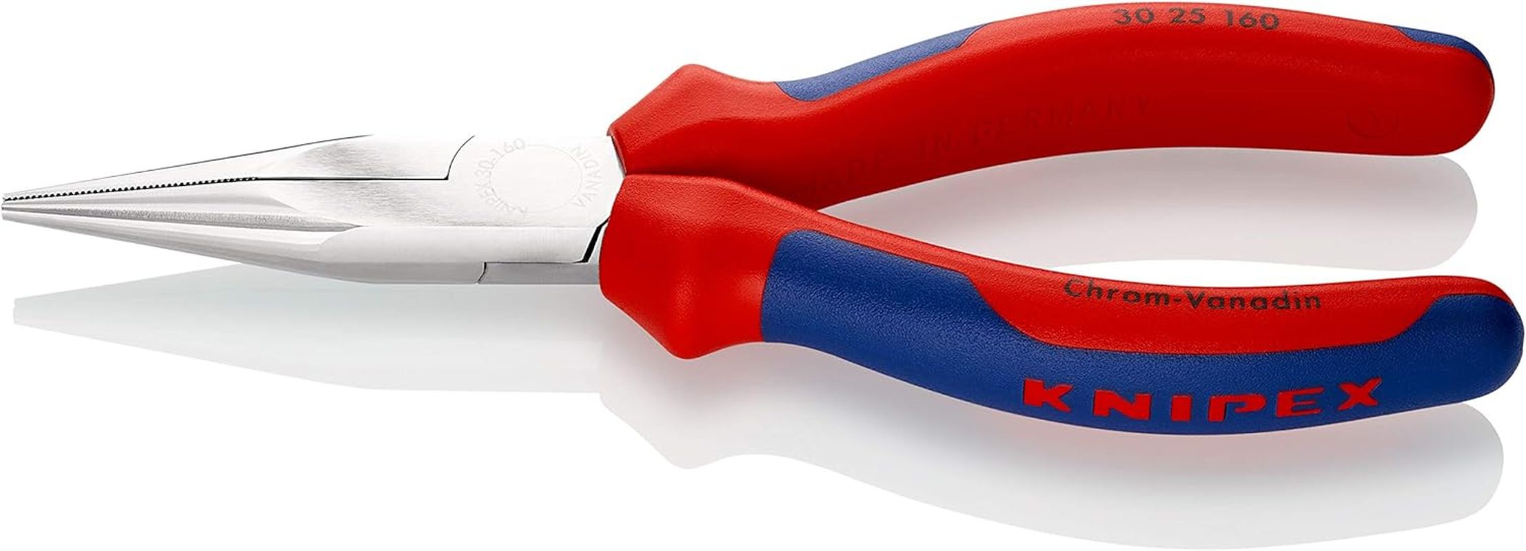 Knipex 30 21 140 Long Nose Plier, 42 Mm Jaw Length X 2.5 Mm Tips Width