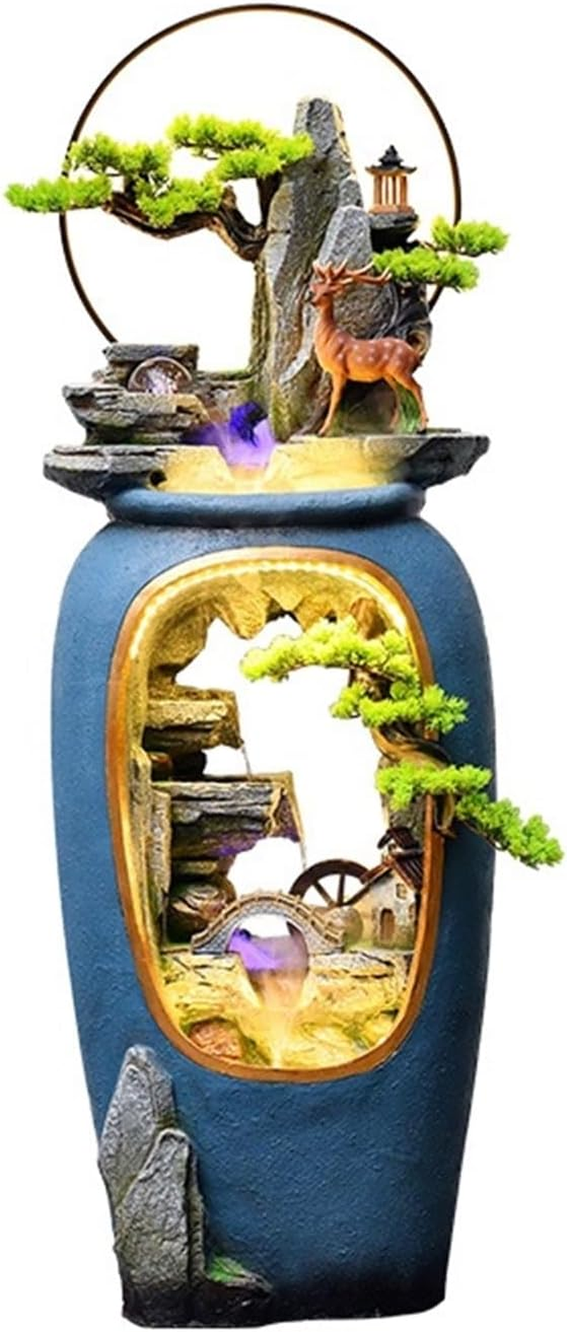 Outdoor Fountain Chinese Water Fountain, Living Room Courtyard Floor Decoration, Garden Office image number 5