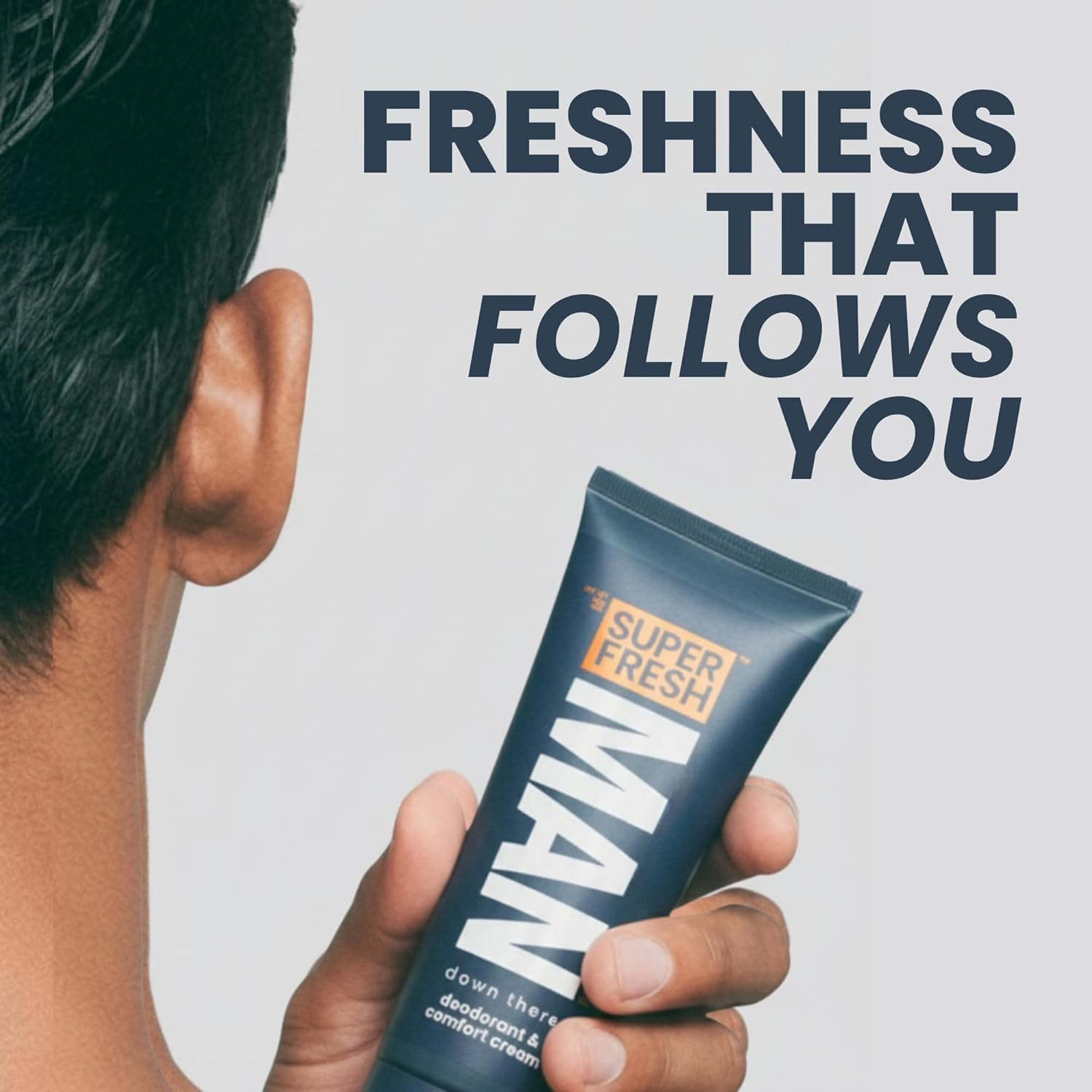 Super Fresh Ball Deodorant Lotion for Men Groin Butt and Body Hygiene Cream Controls Odor Prevents Chafing Aluminum Free Daily Freshness and Comfort Powder Lotion Formula in Convenient 4 Oz Tube image number 4