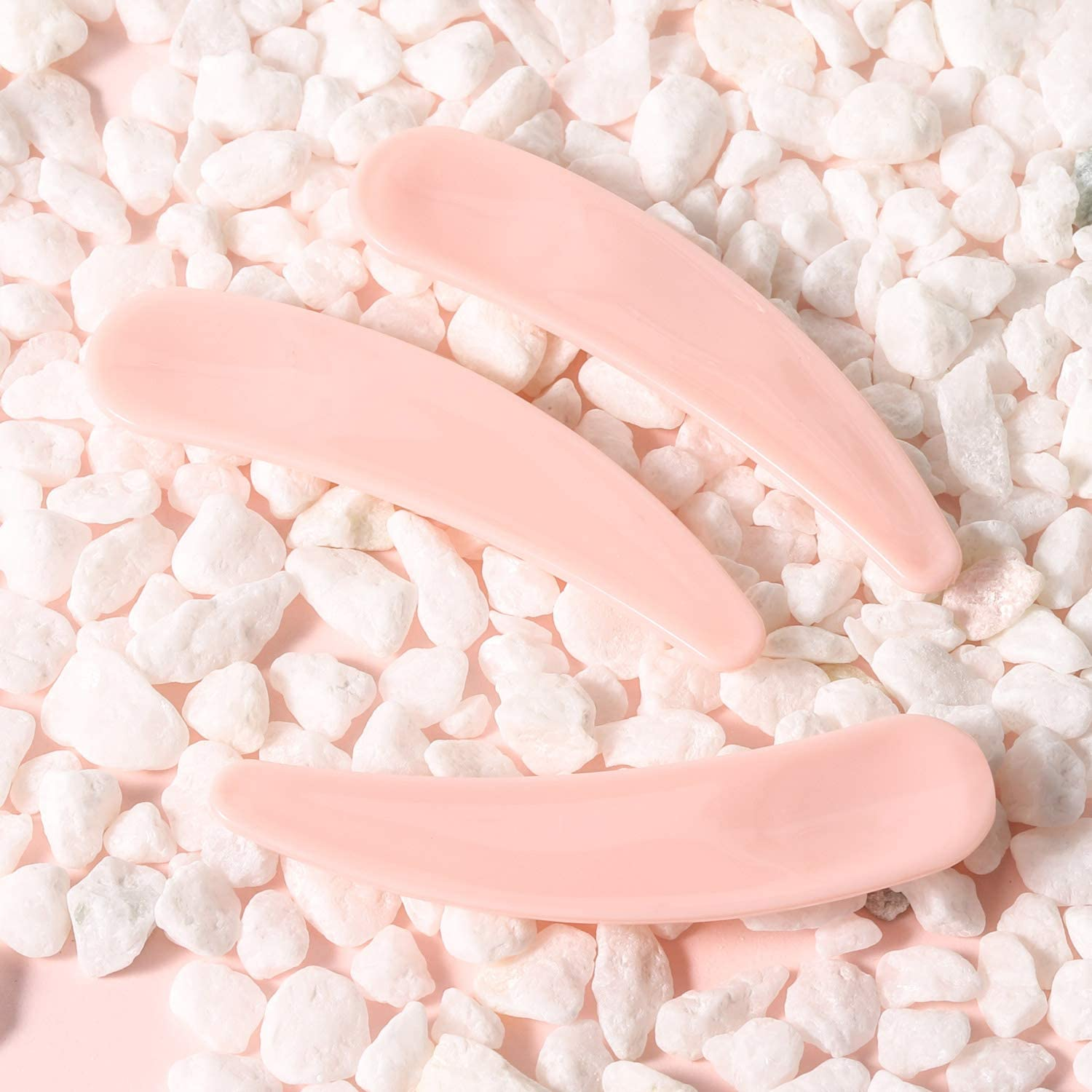 BTYMS 100 Piece Disposable Mini Cosmetic Spatula Set - Facial Mask & Makeup Scoop for Mixing & Sampling (Multi-Color) image number 6