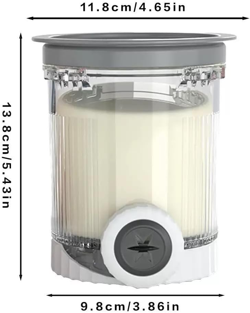 Ice Cream Tubs for Ninja Creami, Ice Cream Storage Cup for NC700 Series Swirl, Stackable Ice Cream Freezer Storage Tank, Reusable Icecream Pints Container for Kitchen Homemade Ice Cream (4Pcs) - 2Pcs image number 1