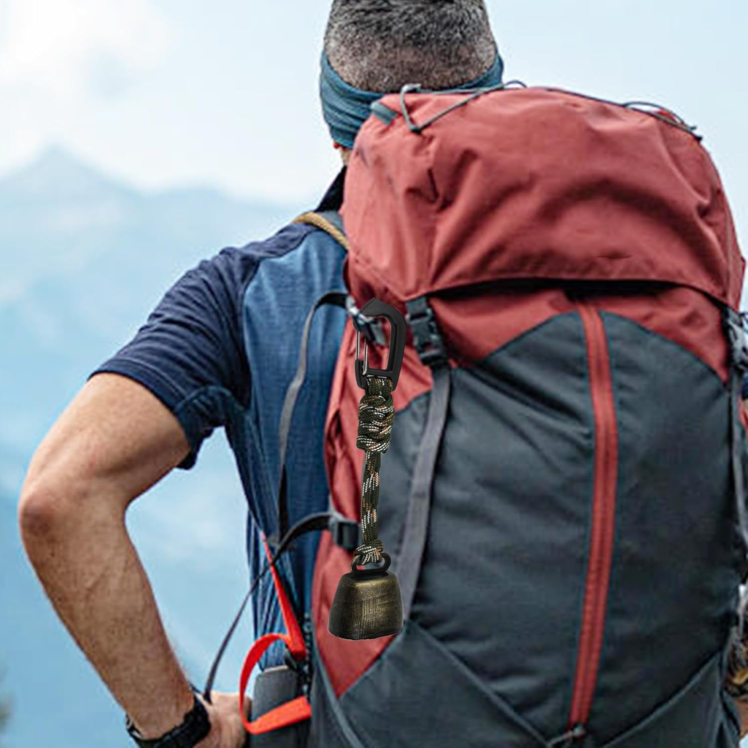 Bear Bell &ndash; Outdoor Alert Noise Pendant, Trail Warning Bell | Portable Jingle Device with Silent Mode for Nature Walks, Wilderness Safety, Mountain Climbing, Survival Hiker Kit for Bears image number 2