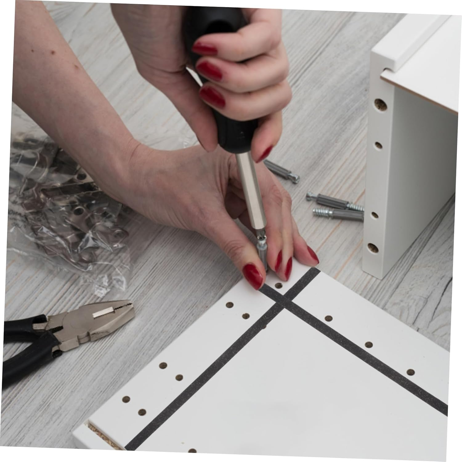 LIFKOME 10Rolls Masking Tape for Artists Car Spraying Paper Tapes Automotive Paint Supplies Strong Adhesive Versatile Applications image number 2