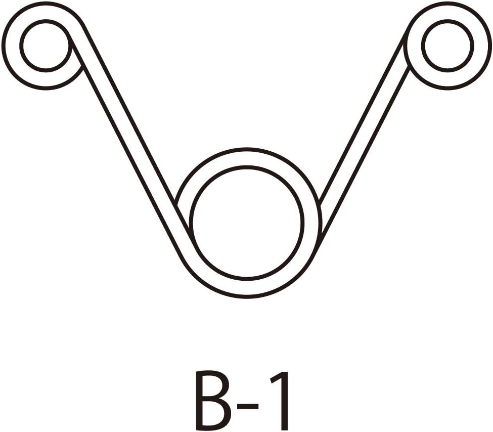 Top Industry (TOP) Replacement Spring Set, Stainless Steel Mini Series, Compatible with Electro Nippers, Chipper, B-1, Tsubame Sanjo, Made in Japan