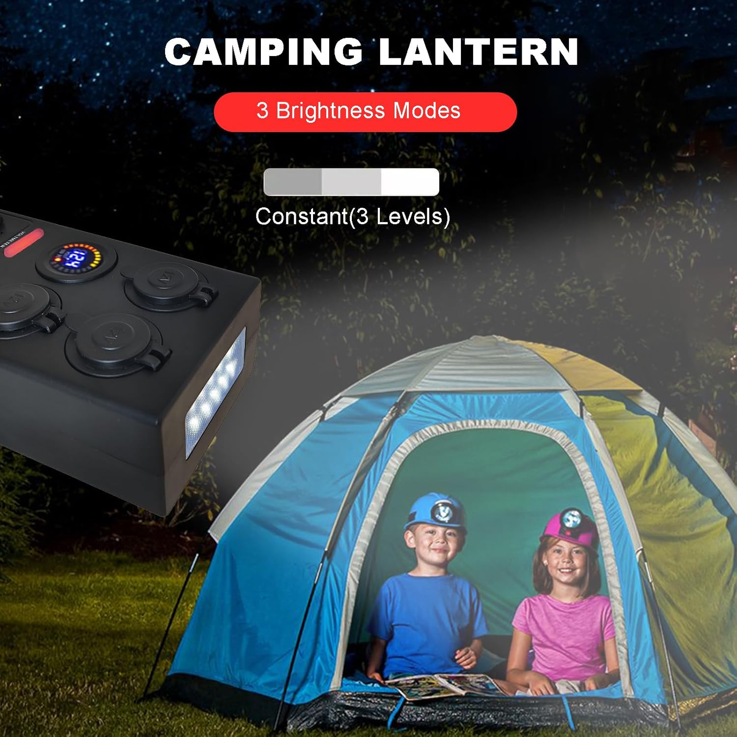 Mini Power Distribution Box 12V DC Battery Socket Max. 50A Current with 2 X Anderson, 6 X USB & 3 X Cig Sockets, Mini Battery Box for Outdoors RV Camping Fishing Emergency image number 4