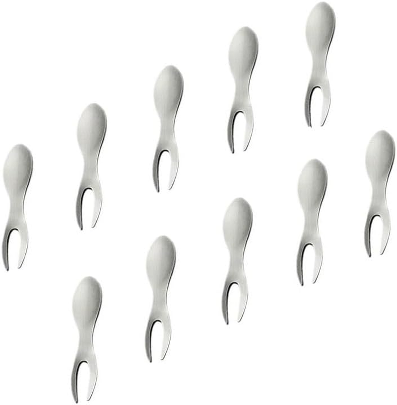 10PCS Stainless Steel Corn Holders - Heat-Resistant BBQ Grill Skewers for Corn on Cob, Fruits & Vegetables - Secure Grip Picnic Forks with Ergonomic Handles image number 3