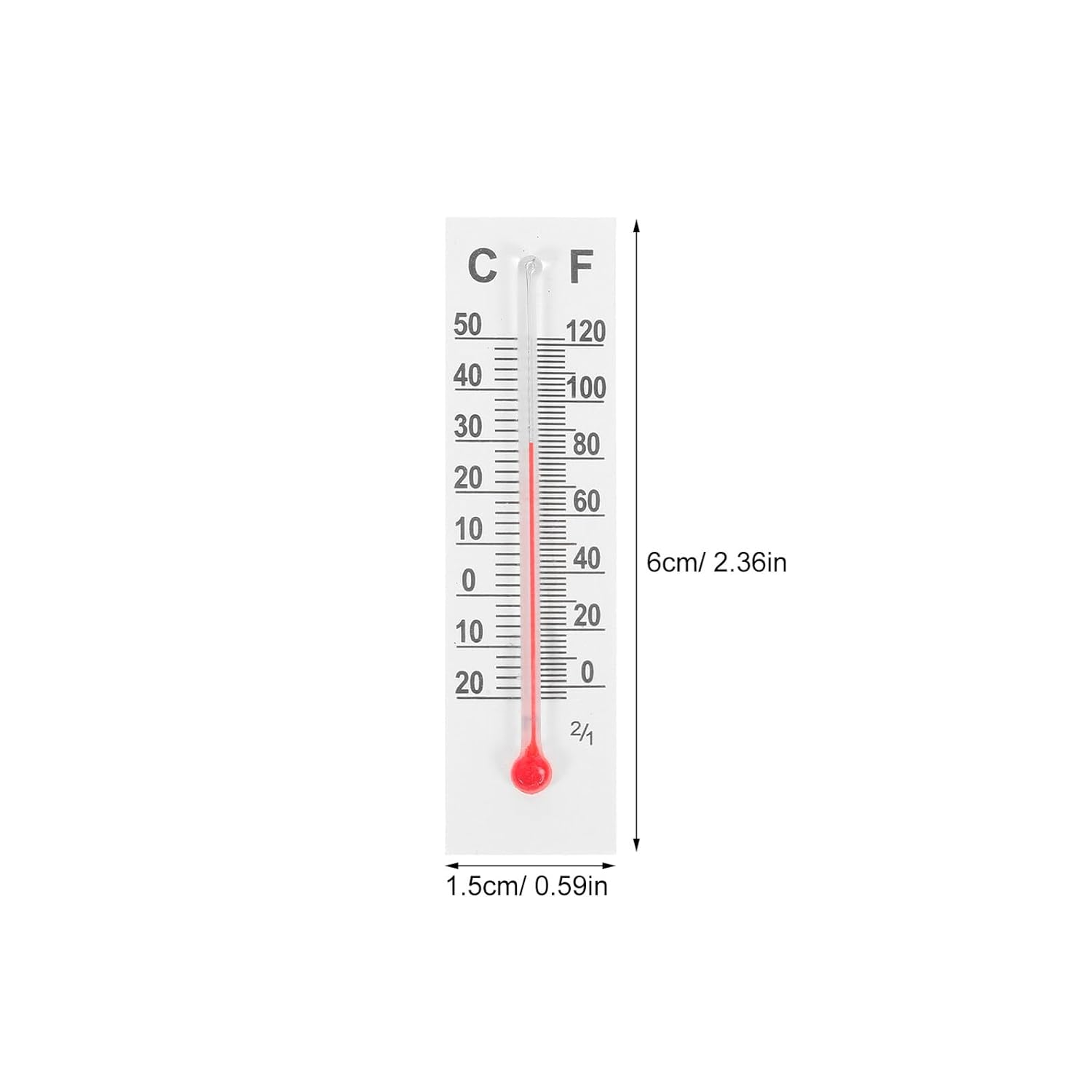 DECHOUS 30Pcs Miniature Glass Thermometer Model 6.0Cm X 1.5Cm Micro Analog Temperature Gauge for Dollhouse Accessories and Room Decoration, Small Portable Temperature Monitor for Home And image number 6