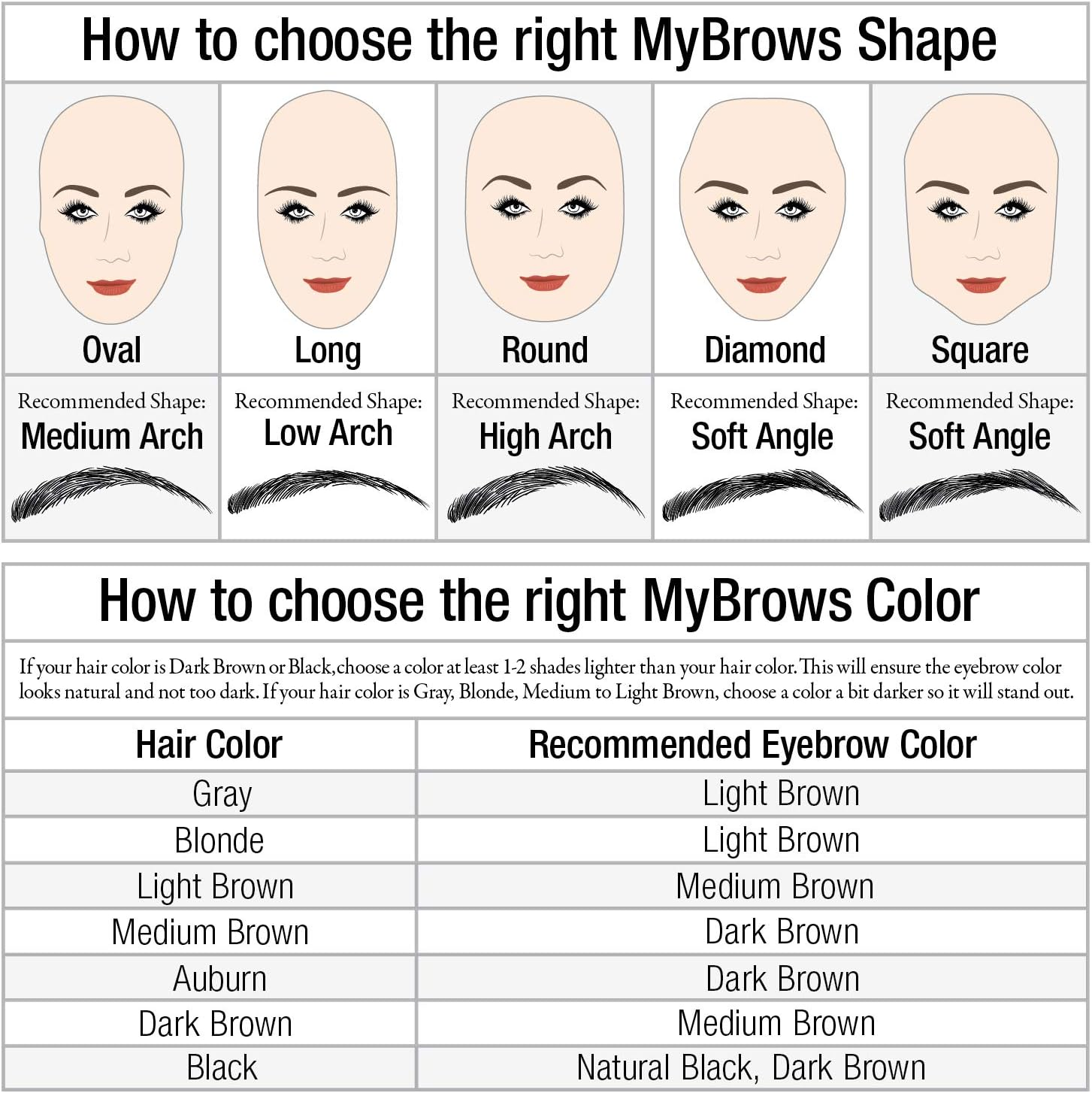 Godefroy Mybrows Long Lasting Eyebrow Transfers, Medium Arch, Medium Brown, 12-Pairs of Brows image number 5