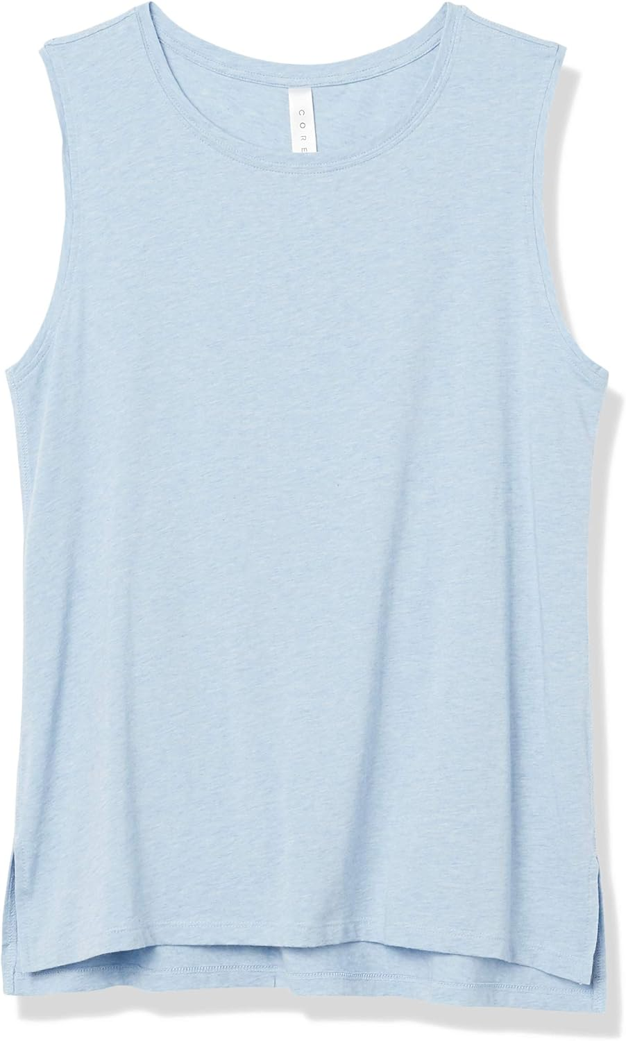 Amazon Essentials Women'S Soft Cotton Relaxed-Fit Yoga Tank Top (Available in plus Size), Sky Blue, 3X image number 2