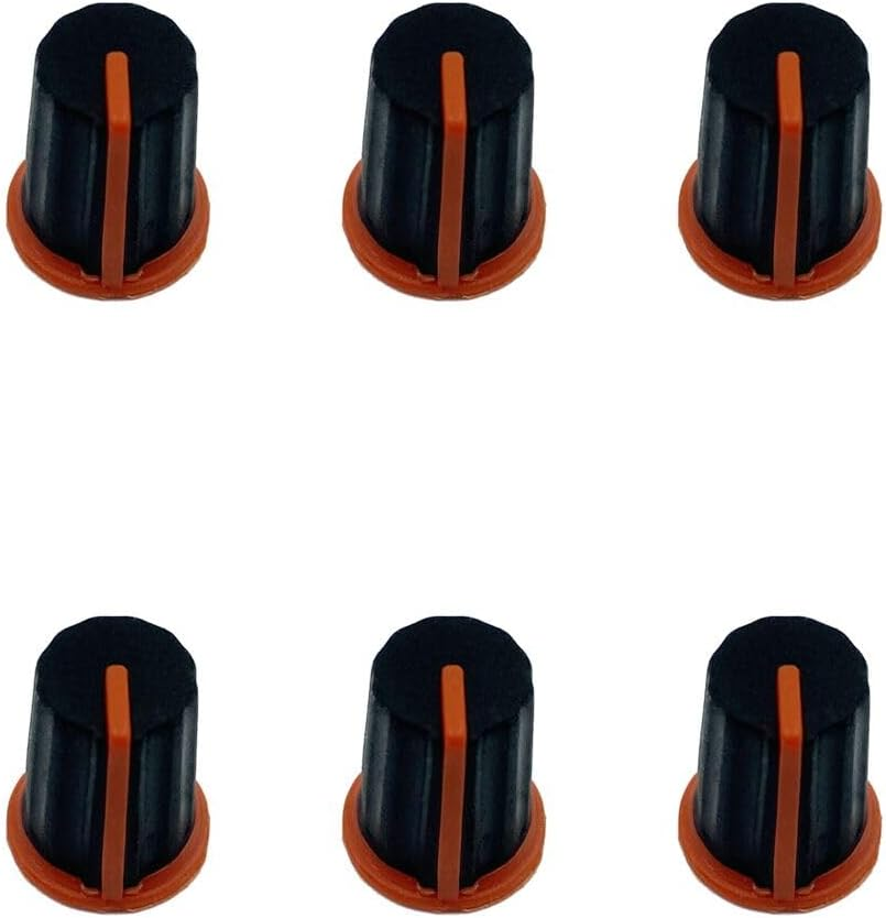 HUMARH 6-Pack EQ Rotary Knob for Pioneer DJM-700 750 800 850 900 2000 900NXS2 900SRT 900Nexus 2000Nexus Etc, Pioneer Digital Controller XDJ-RX DDJ-RZ DDJ-SZ DDJ-SZ2 Etc, DAA1176 DAA1305. (White)