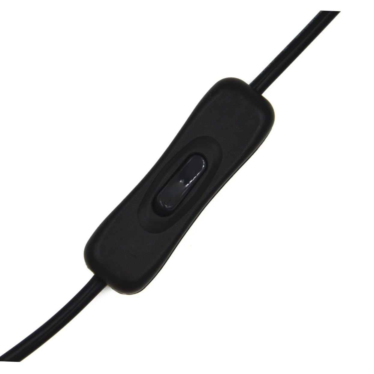 Mobestech Inline Manual Switch Power Extension Cable Black 5.5X2.1Mm DC Male to Female Connector for Devices and Projects image number 2