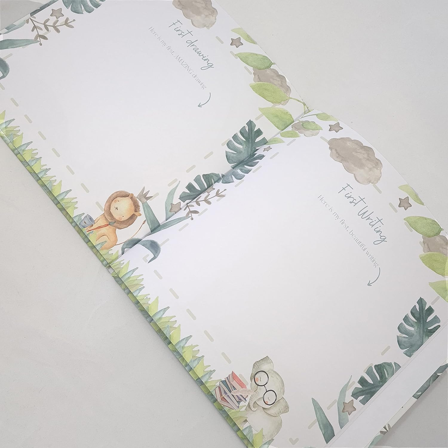 Baby Milestone Memory Book - First Year Journal - Gloss Hardback 36 Pages - New Baby Gift image number 5