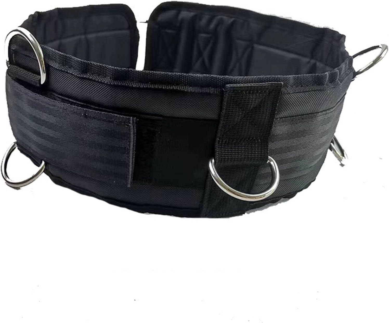 Simhoa Running Training Resistance Belt Gym Pulley Strap with Rings Workout Strap Waist Belt for Pulling Sled for Track Field, Sprinting, Rugby image number 3