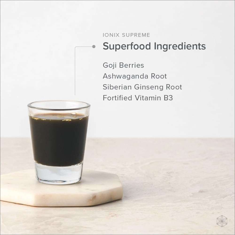 ISAGENIX - Ionix Supreme Liquid Drink - Superfood, Stress Reliever - 946 Ml - Natural Fruit Flavoured image number 5