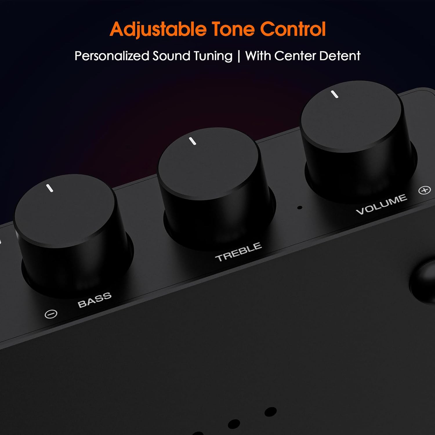 Douk Audio 2 Channel Bluetooth Amp: Hifi Stereo Amplifier | 300W&times;2 TPA3255 | Class D PFFB | Bass Treble Control | Headphone Out for Home Theater, Bookshelf Speakers (32V PSU) image number 3