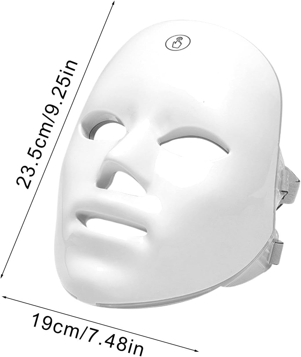 LED Style Cover | Light Beauty Mask 7-In-1 Wireless Facial Technology, Red & Hydration & Rejuvenation, Rechargeable & Portable image number 6