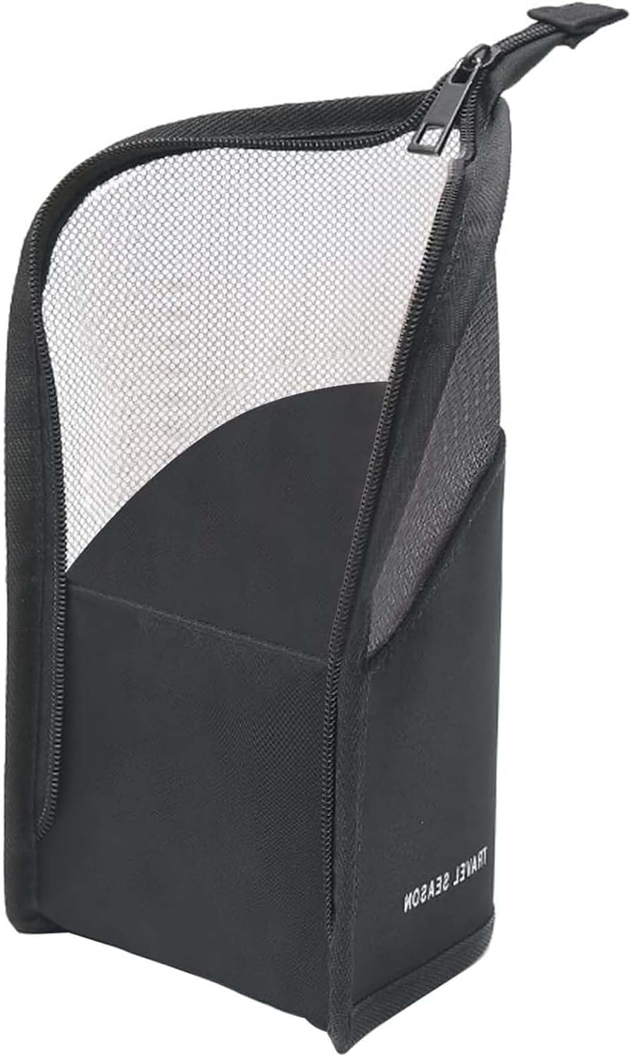 Cosmetic Bag | Portable Standing Makeup Brush Holder | Makeup Brush Case for Artists, Portable Cosmetic Bag, Brushes Not Included, Storage Organizer