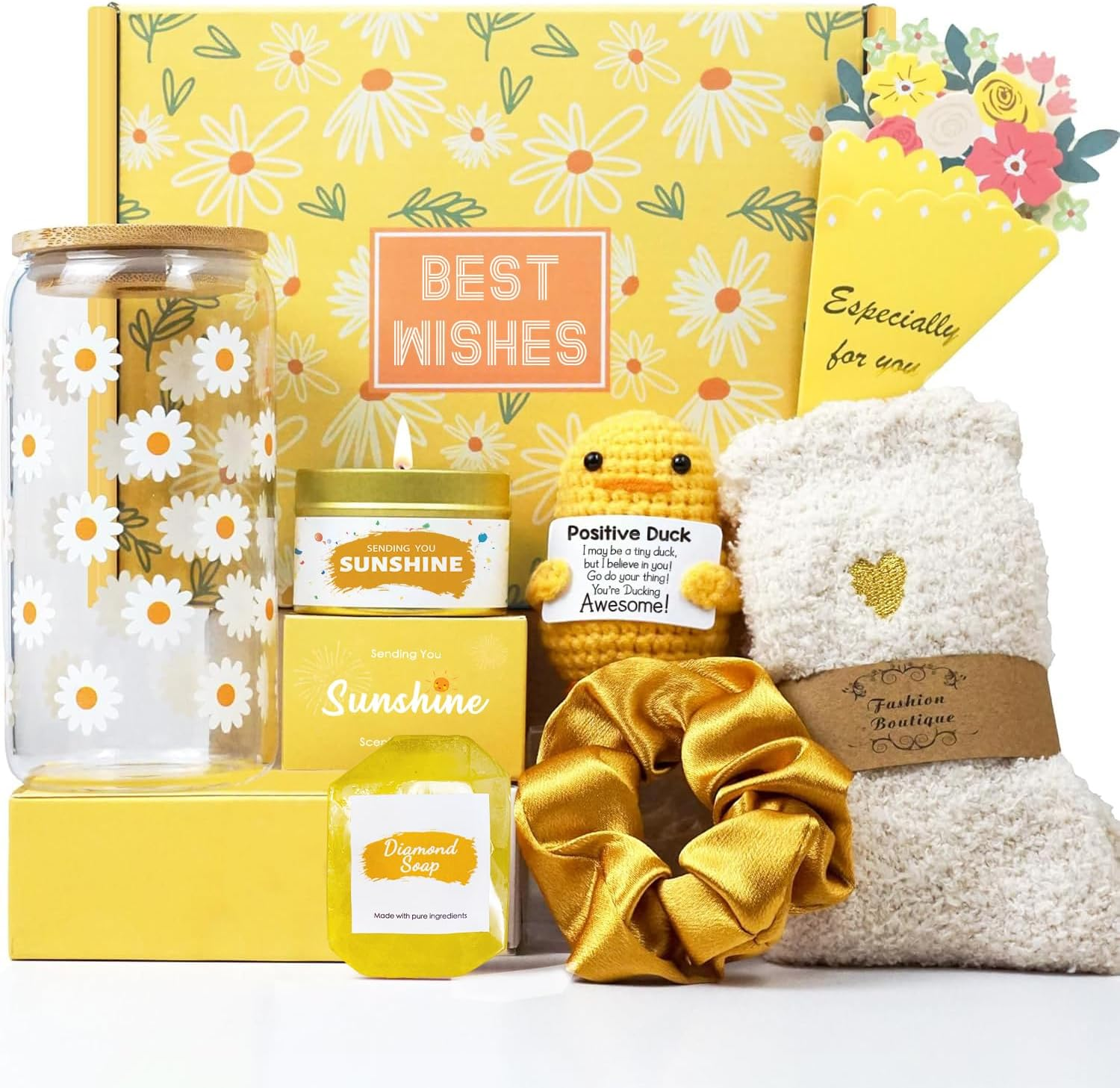 Eurzom Gift Birthday for Women, Unique Birthday Gifts for Women, Best Friend Birthday Gift, Inspirational Gift Set Box, Gift Box Set for Best Friends Her Sister Mom Wife Girlfriend - Brighten up Her Day! image number 6