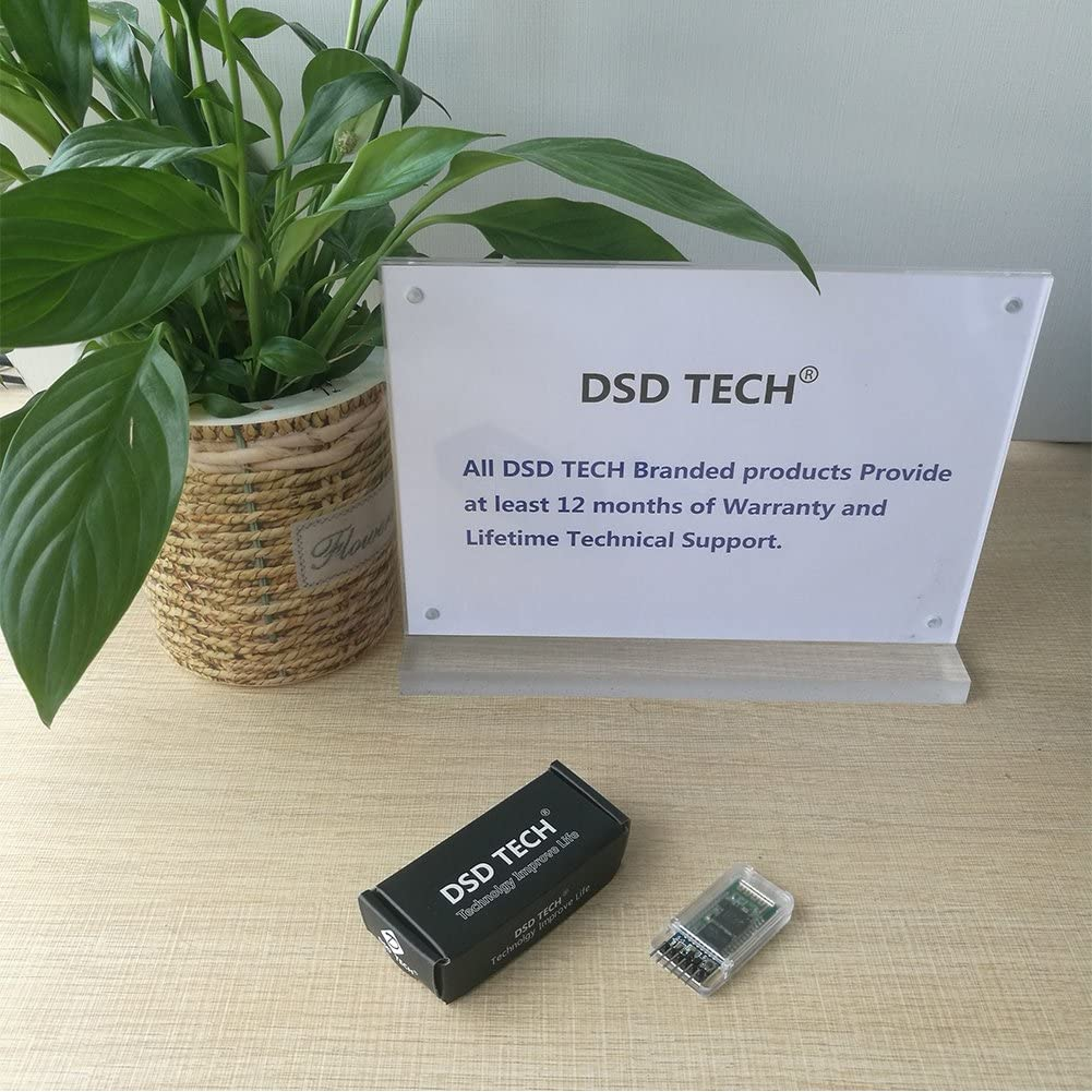 Dsd Tech Hc-05 Bluetooth Serial Pass-Through Module Wireless Serial Communication with Button for Arduino image number 1