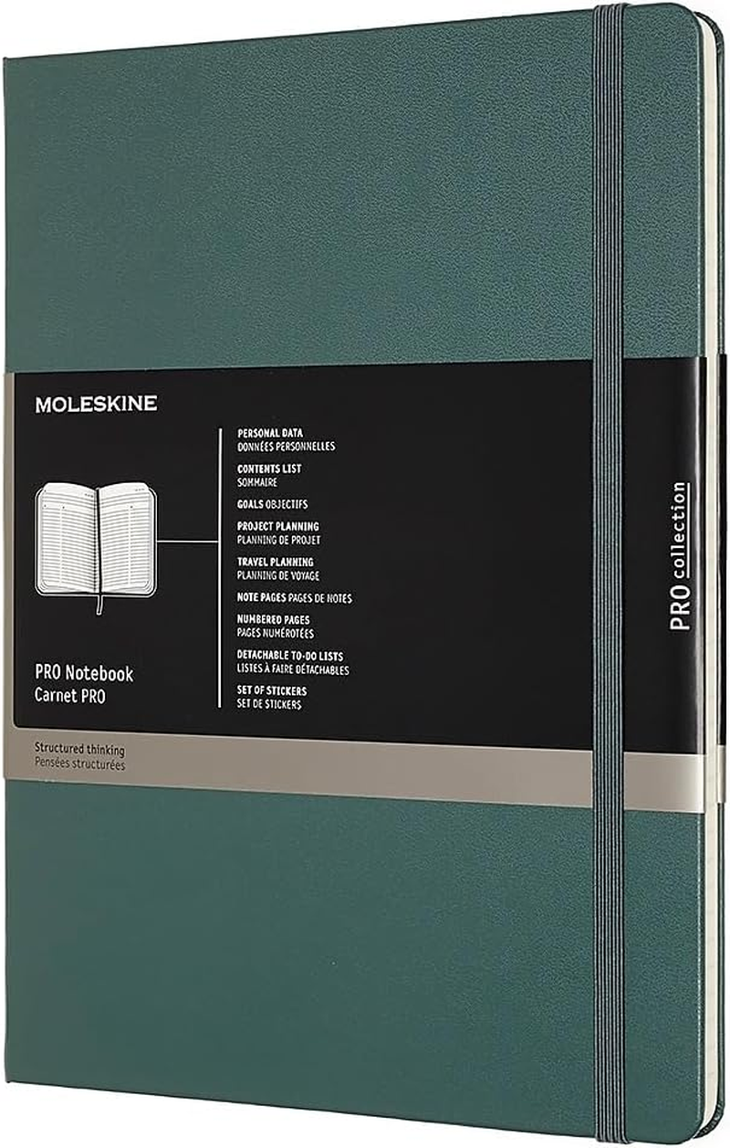 Moleskine - Professional Hard Cover Notebook - Large - Black image number 2
