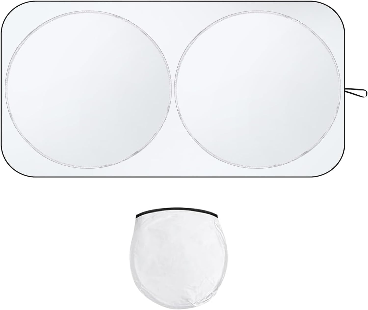 Rhoyee Foldable Car Sun Shade | Universal Windshield Sunshade & UV Protection Visor | Heat Shield for Car Dashboard and Interior image number 1