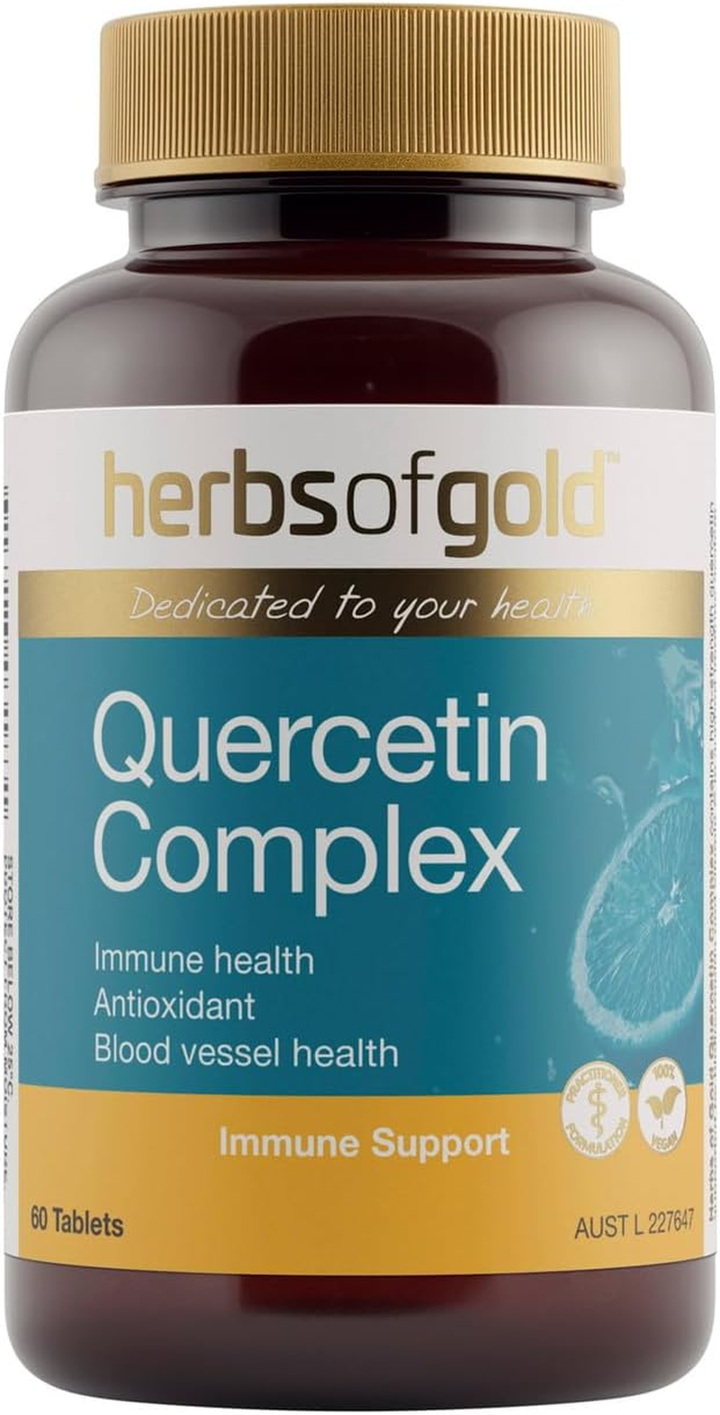 Herbs of Gold Quercetin Complex 60 Capsules