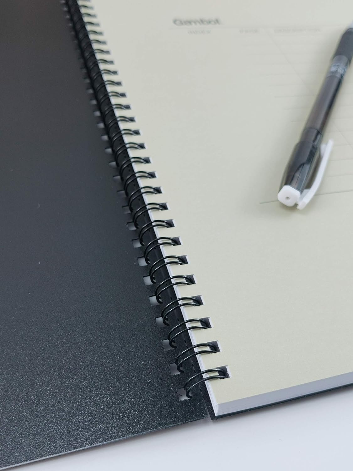 Rayson Double Loop Binding Wires 1/4 Inch - 3 to 1 Pitch Wire Binding Capacity 20 Sheets, 11 Inch Length, 32-Loop Black Wire Ring Pack of 100 to Bind Reports and Projects image number 5