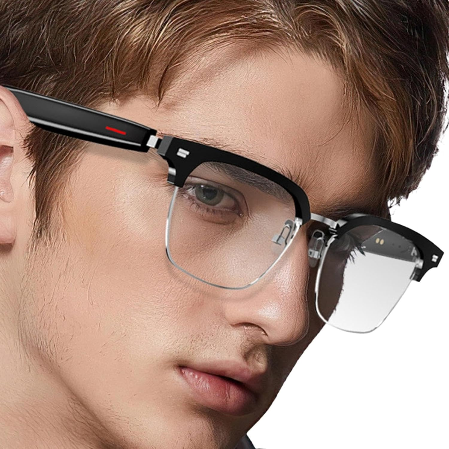 Smart Glasses Speakers | Indoor Entertainment Smart Glasses - Wireless Indoor Entertainment Glasses for Men Women Answer Calls - B image number 5