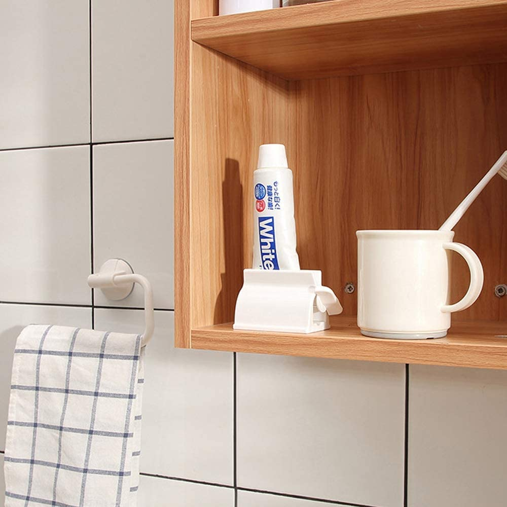 LONGFITE Toothpaste Squeezer Roller and Dispenser Stand Holder Multipurpose for Tube Items, 2 Pack image number 3