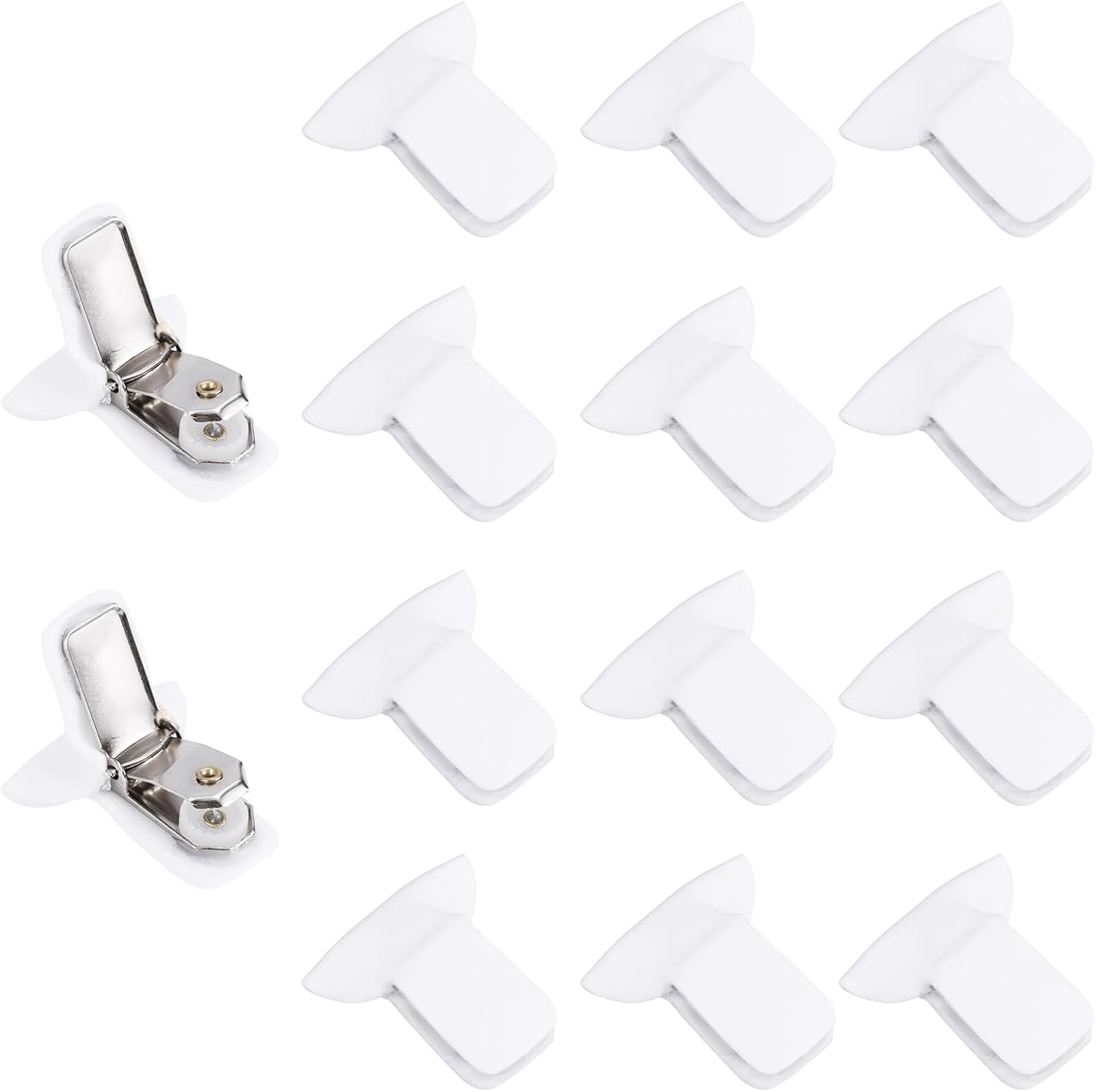 Gosknor 14Pcs Duvet Clips for Comforter Inside, Quickly Install Comforter Blanket Fasteners Strong Hold Padded Clips Quilt Clips Duvet Snaps Bedding Accessories to Prevent Comforter from Shifting image number 5