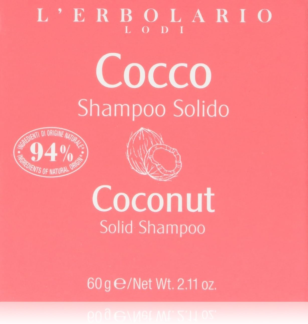 Solid Shampoo - Coconut by Lerbolario for Unisex - 2.1 Oz Shampoo image number 2