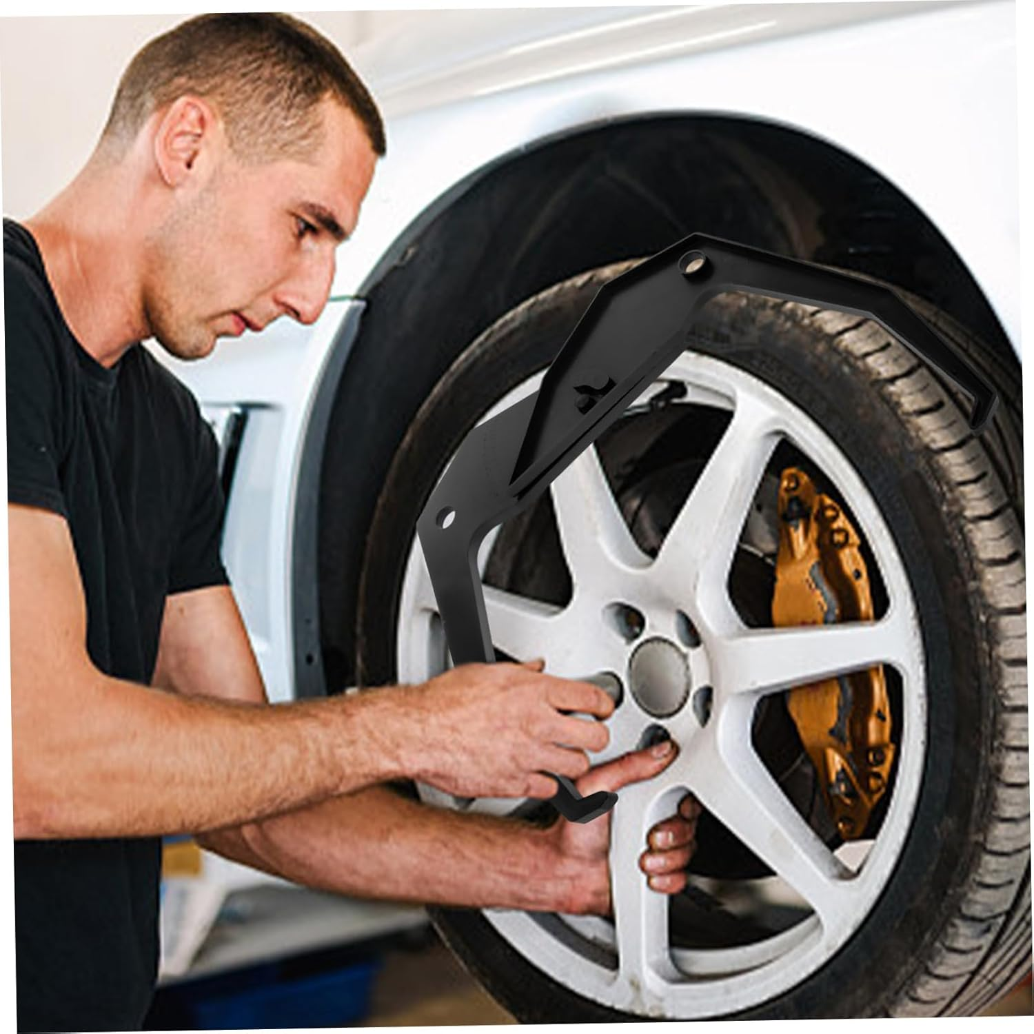 OSOLADY Automotive Wheel Caliper Tire Balancer Precision Wheel Measuring Tool Car Repair Equipment