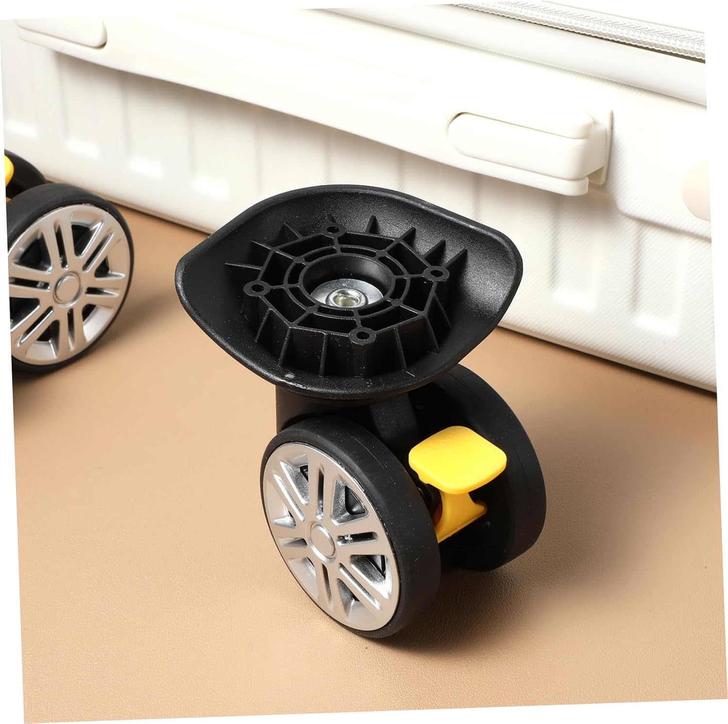 Anneome 4Pcs Replacement Wheel for Suitcase and Luggage Silent Swivel Wheels Luggage Repair Kit for Trolley and Trunk Use image number 4