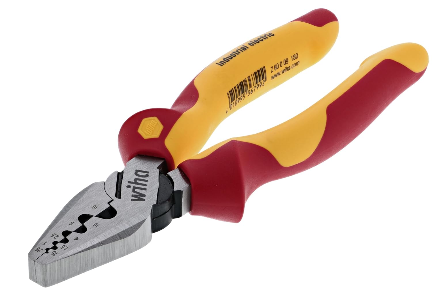 Wiha 32945 7-Inch Insulated Industrial Crimping Pliers image number 3
