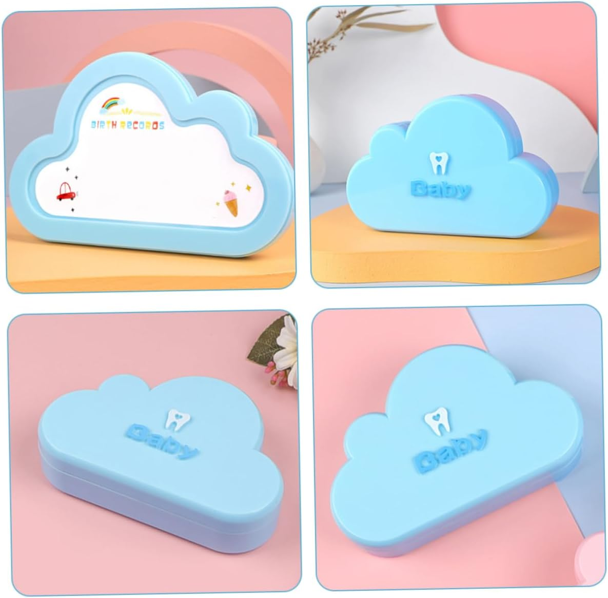 PRETYZOOM Tooth Keepsake Box Engaging Tooth Storage Container for Boys and Girls Safe Material Adorable Design image number 5