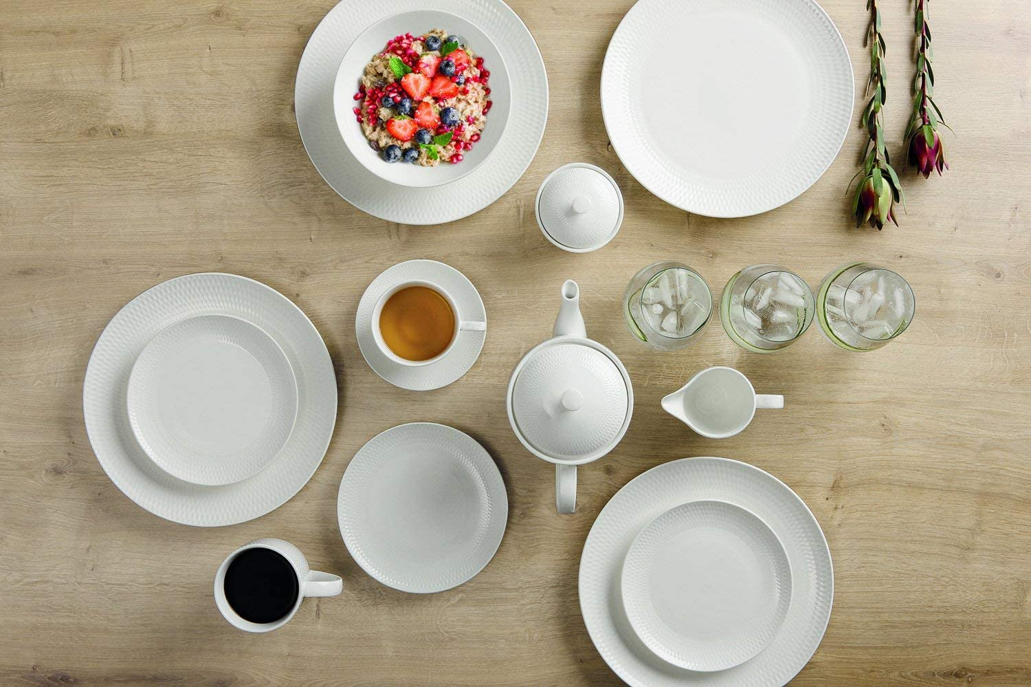 Maxwell & Williams White Basics Diamonds Rice Bowl 10Cm image number 4