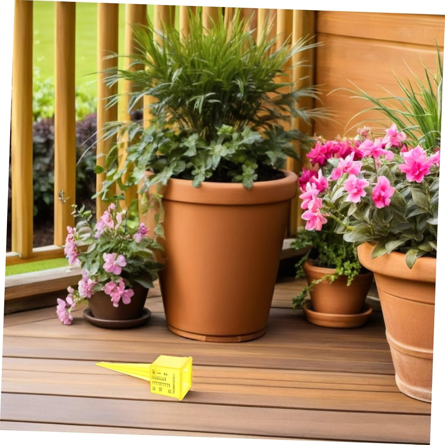 Ibasenice 20Pcs Lawn Rain Gauge Wide Mouth Sprinkler Gauge for Rainwater Measurement Lightweight Water Level Monitor for Garden Irrigation Control and Lawn Care image number 5